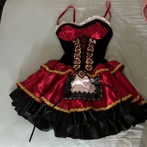 Adult little red riding costume